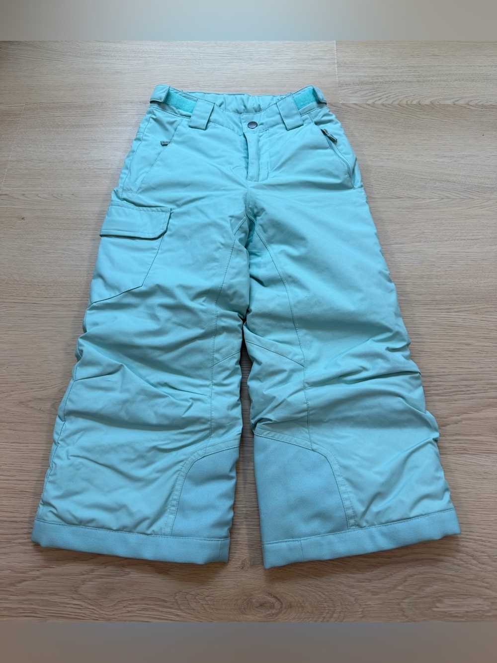 Columbia Kids Teal Ski SnowPants Omni Tech XXS 4-5